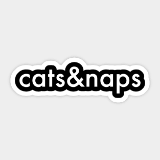 cats&naps Sticker